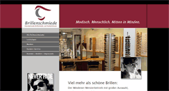 Desktop Screenshot of brillenschmiede.net